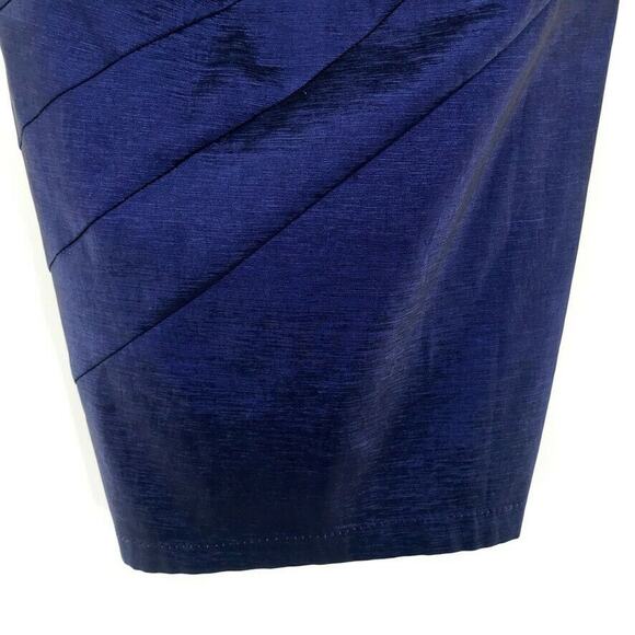 Jessica McClintock Strapless Cocktail Dress Purple - Picture 4 of 8